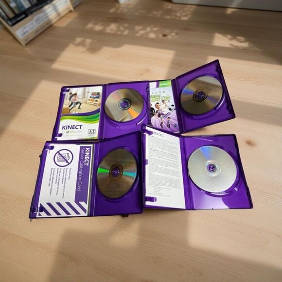 4 Xbox 360 Kinect Adventures Kinectimals Kinect Sports & Disneyland Games - Picture 2 of 6